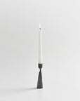 Palmer™ Small Hand Forged Iron Taper Holder (6 in.) - (colors: Black) | Premium Candleholder from the Palmer™ collection | made with Iron for long lasting use