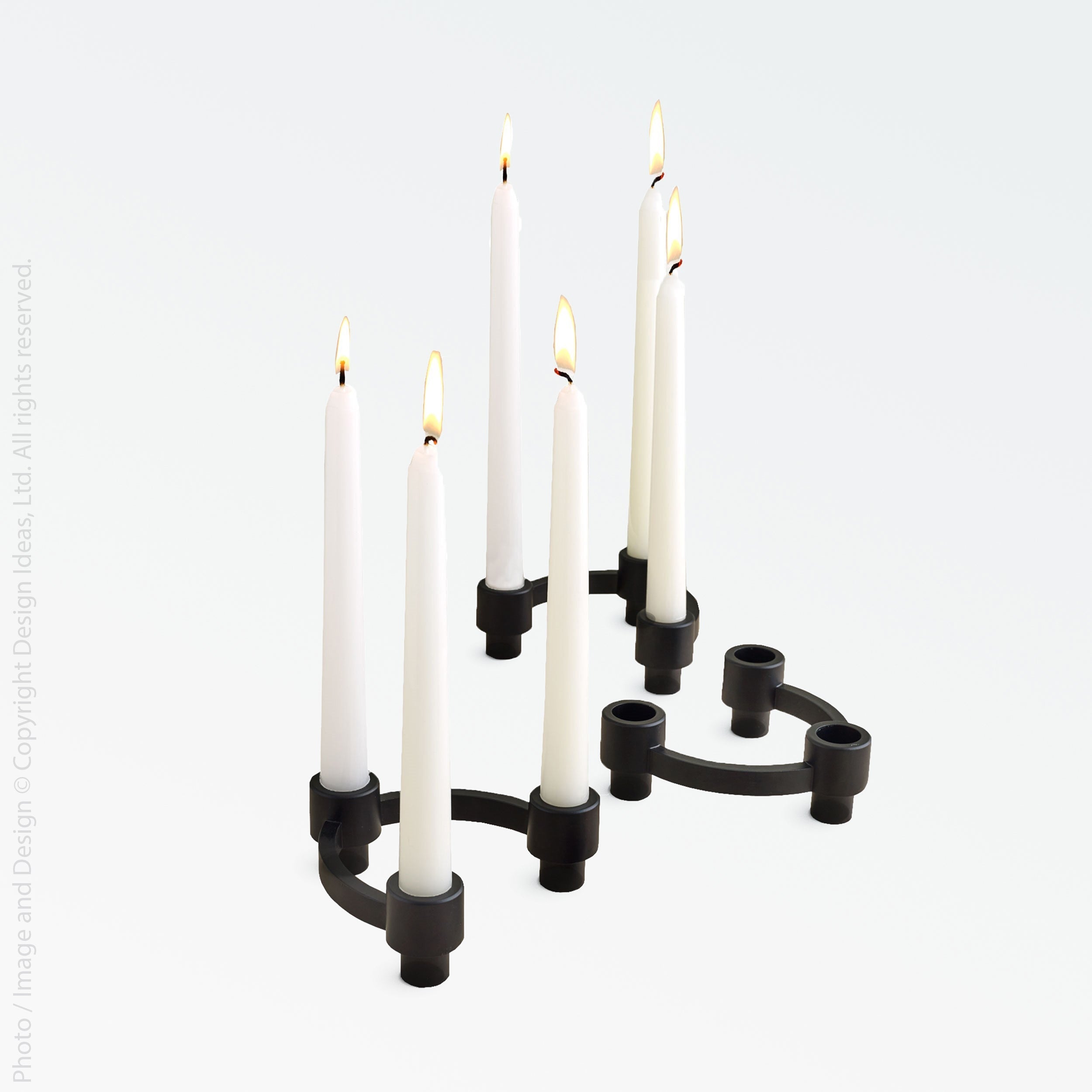 Eos Aluminum Candle Holder - Natural Color | Image 1 |  | Masterfully made with natural aluminum for long lasting use | Available in copper color | texxture home