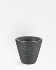 Hasten™ stone pot (3 dia x 2.7in) - Black | Image 1 | Premium Pot from the Hasten collection | made with Andesite Stone for long lasting use | texxture