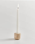 Marbella™ Travertine Taper Holder