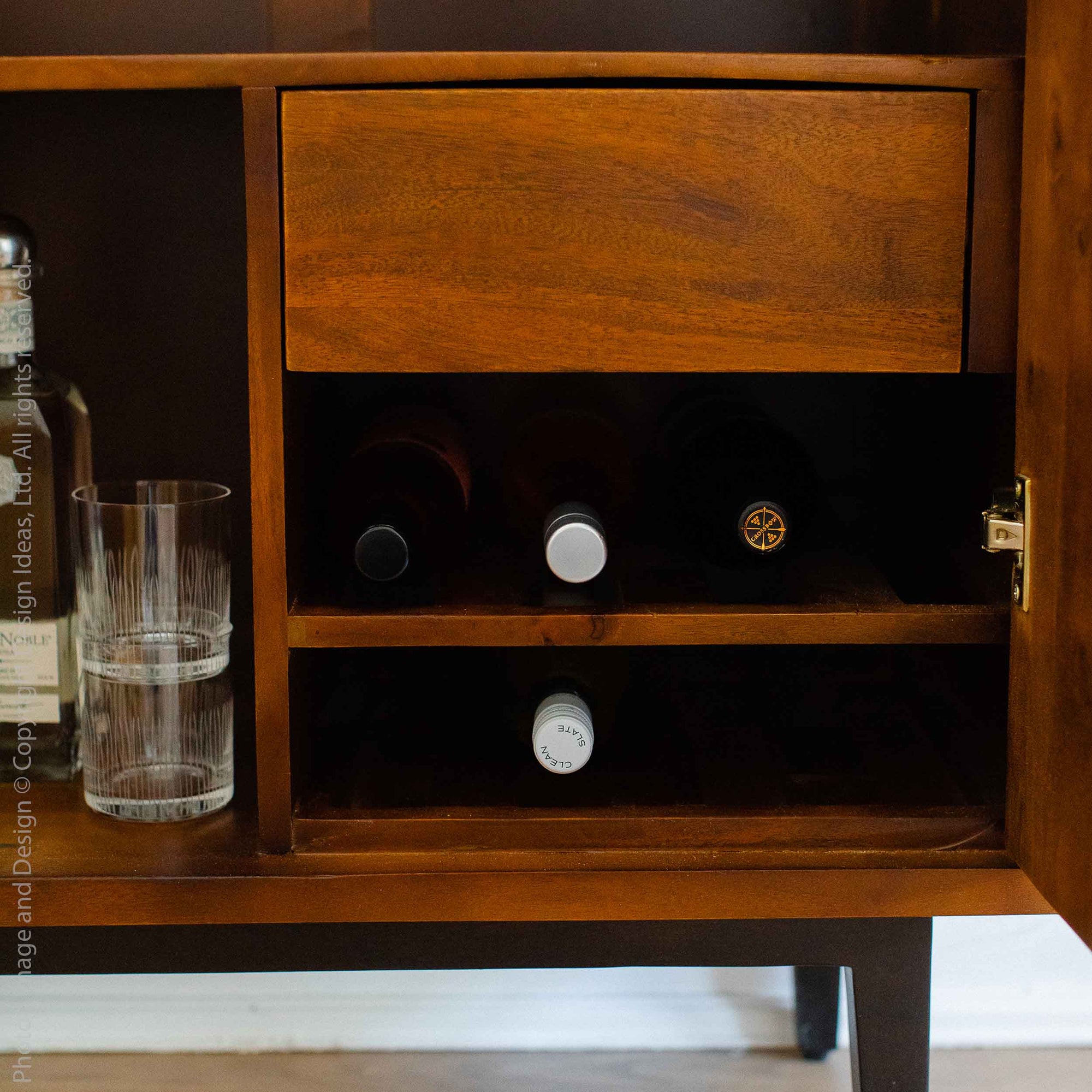 Dalston™ Mango Wood Bar Cabinet