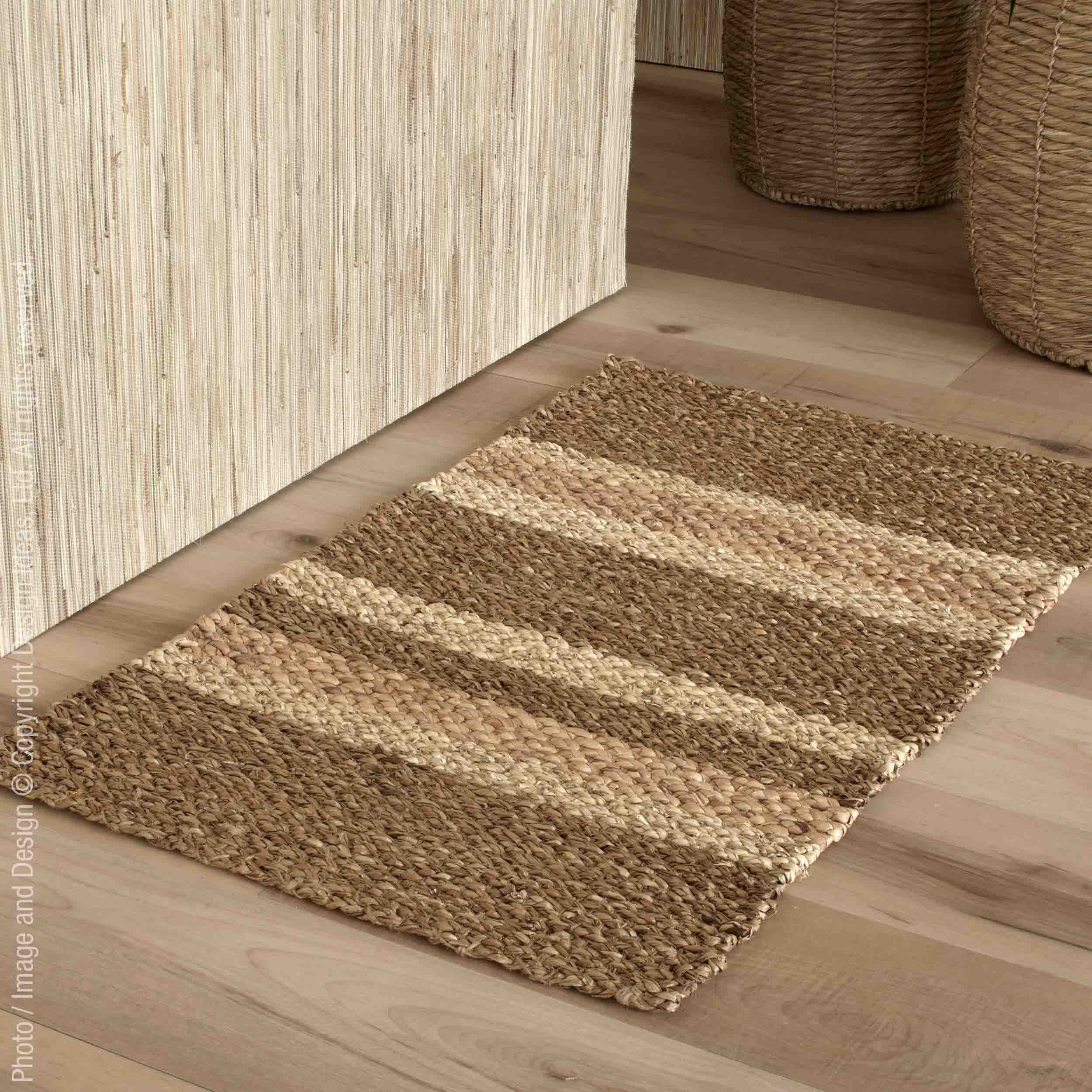 Barletta™ rug (35x24in.) - Natural | Image 1 | Premium Rug from the Barletta collection | made with Water Hyacinth Twine for long lasting use | texxture