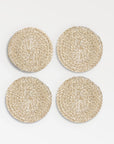 Melia™ Woven Jute Coasters (set of 4) - Sand | Image 1 | Premium Coaster from the Melia collection | made with Jute for long lasting use | texxture