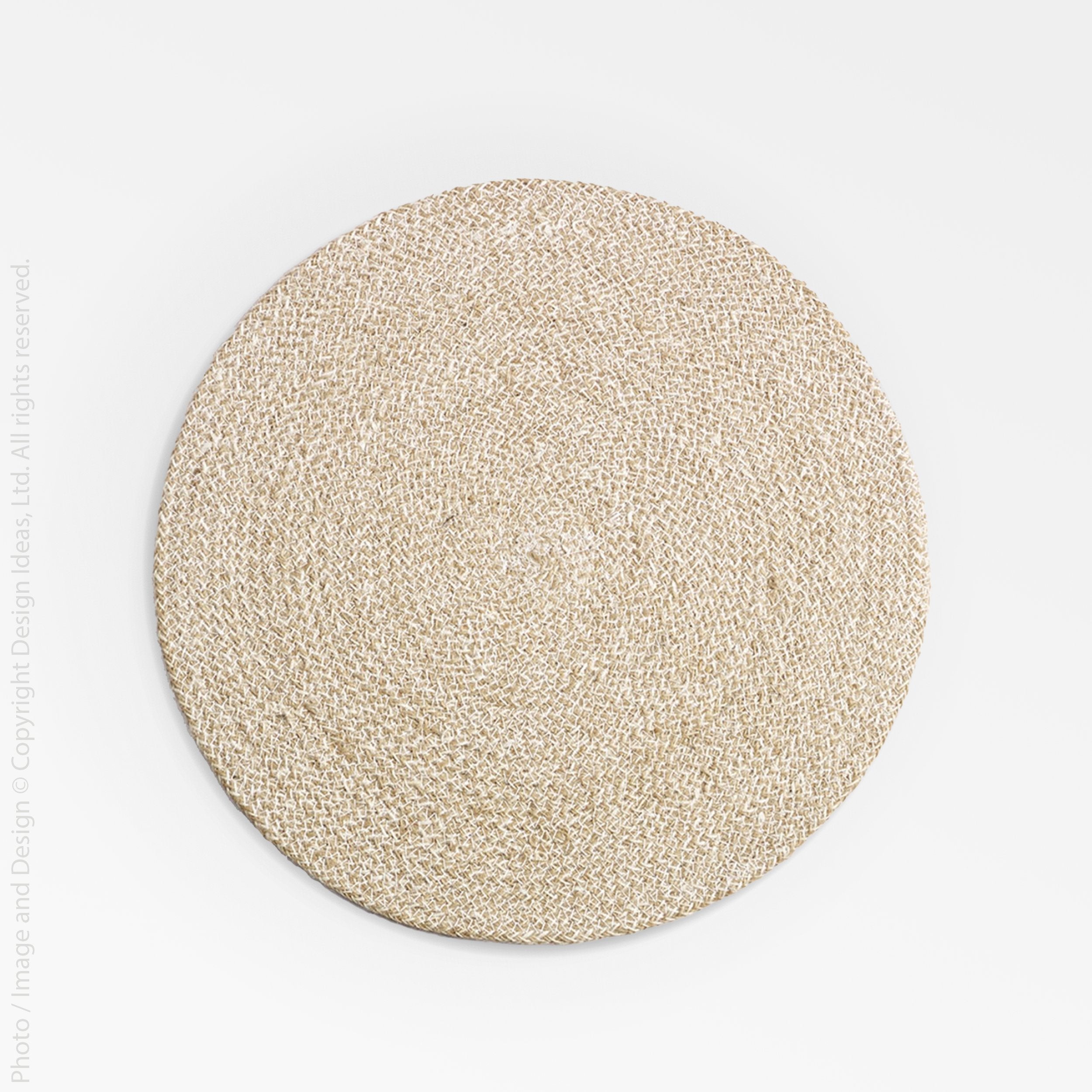 Melia™ Woven Jute Placemat - Sand | Image 1 | Premium Placemat from the Melia collection | made with Jute for long lasting use | texxture