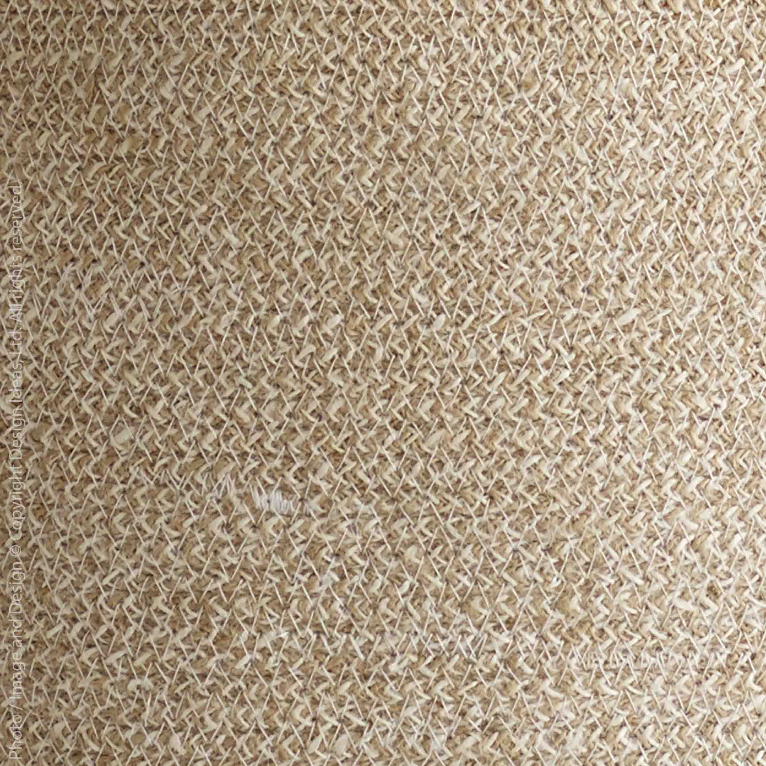 Melia™ Woven Jute Pouf (Wide)