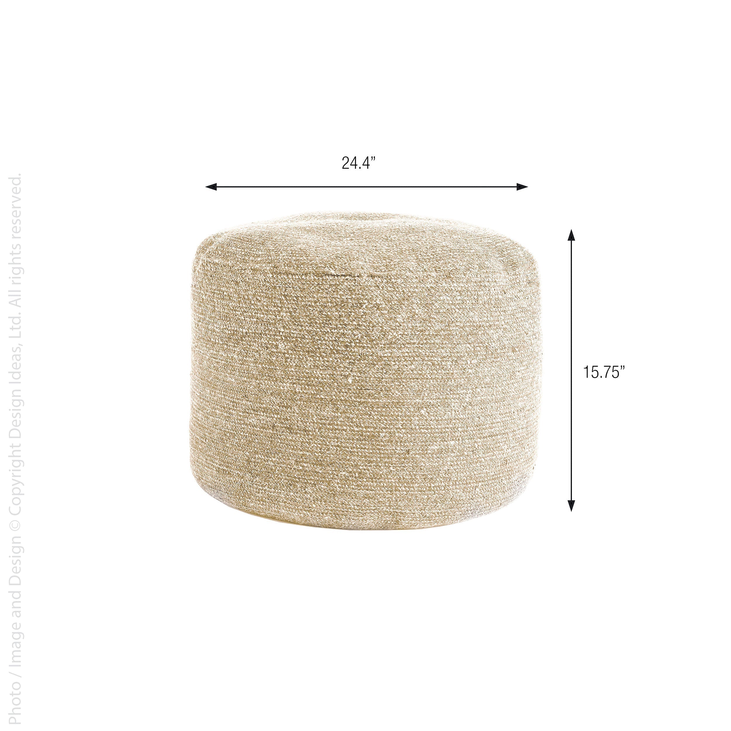 Wabisabi™ Small Handcrafted Glass Sauce Bowl - Sand | Image 5 | Premium Ottoman from the Melia collection | made with Jute for long lasting use | texxture