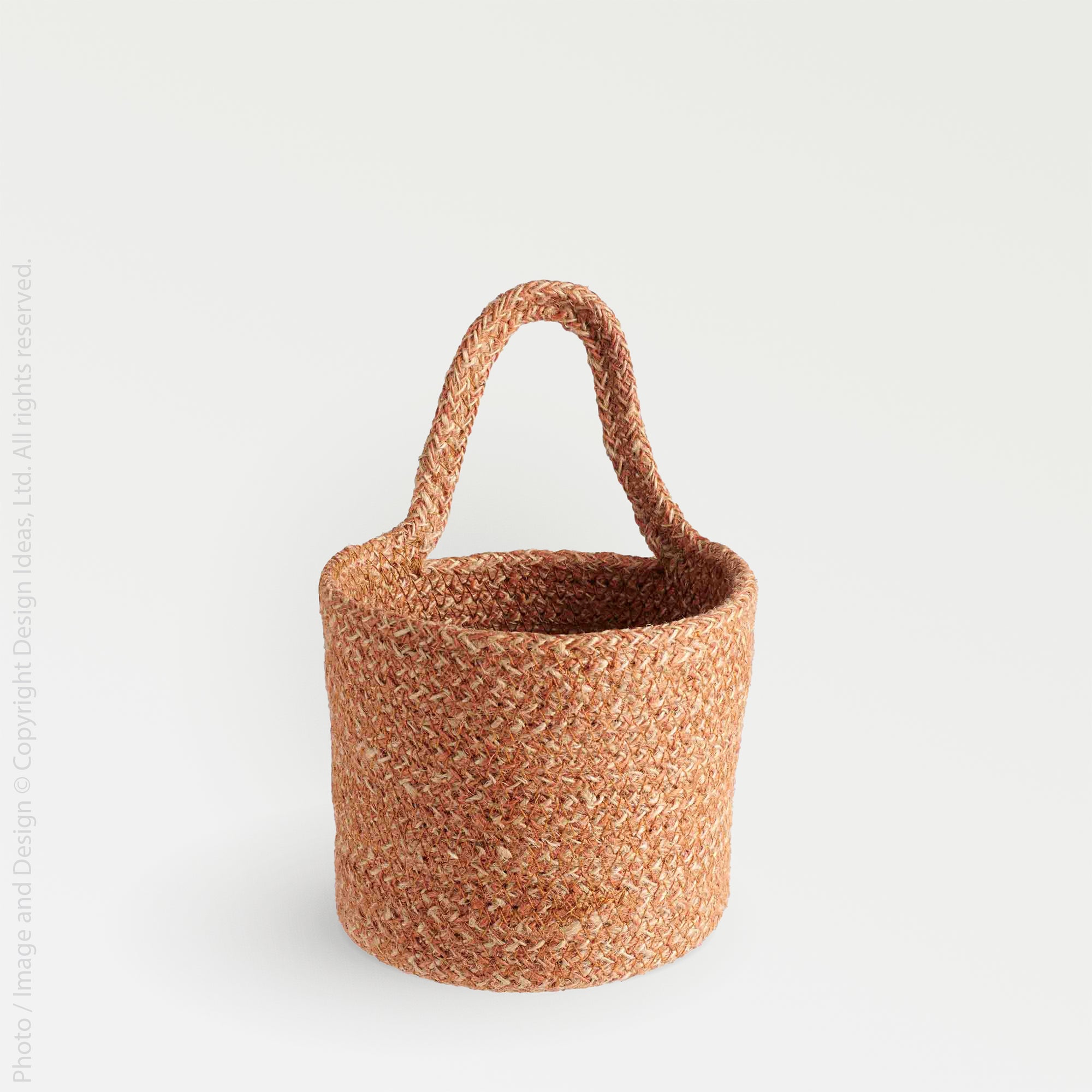 Melia™ Woven Jute Hanging Basket (4.6 x 5.2 x 4.8 in.)