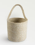 Melia™ hanging basket (6.3 x 7 x 6.5 in.) - Black | Image 1 | Premium Basket from the Melia collection | made with Jute for long lasting use | texxture
