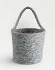 Melia™ hanging basket (6.3 x 7 x 6.5 in.) - Black | Image 5 | Premium Basket from the Melia collection | made with Jute for long lasting use | texxture