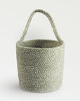 Melia™ hanging basket (6.3 x 7 x 6.5 in.) - Black | Image 7 | Premium Basket from the Melia collection | made with Jute for long lasting use | texxture