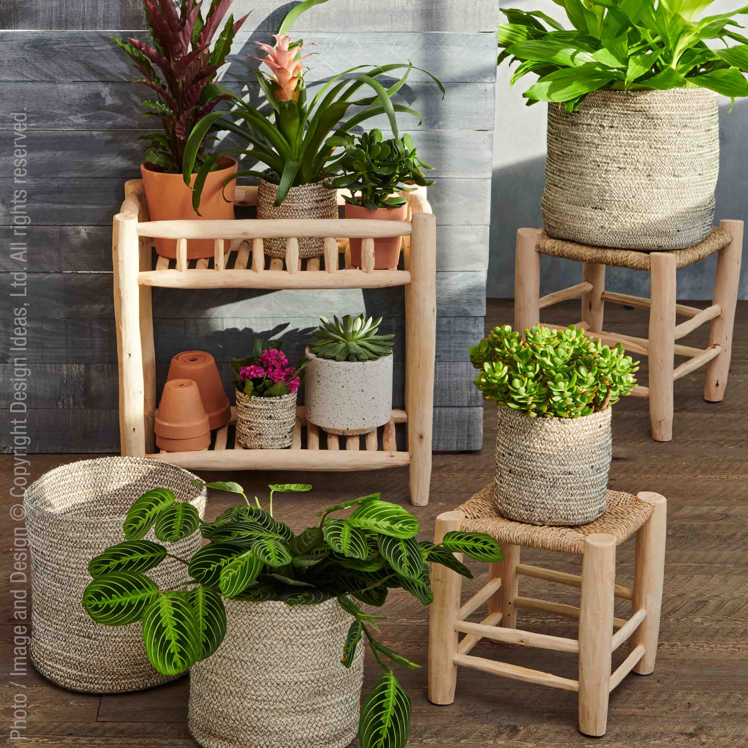Melia™ baskets (set of 3) - Rust | Image 2 | Premium Basket from the Melia collection | made with Jute for long lasting use | texxture
