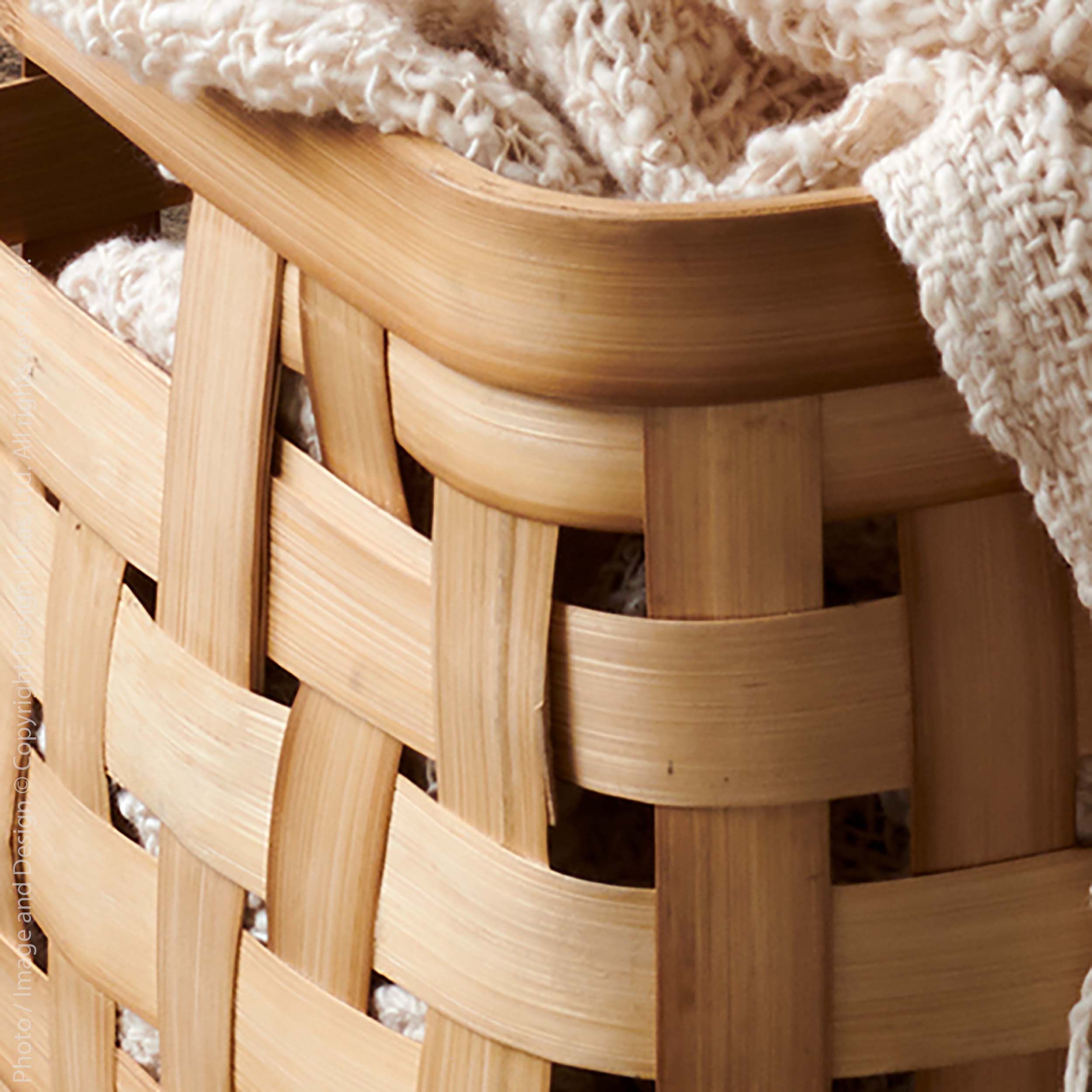 Bahmi™ Woven Bamboo Storage Cube (13x13x13in)