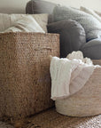 Maiz™ basket (large: handles) - Natural | Image 2 | Premium Basket from the Maiz collection | made with Corn husk for long lasting use | sustainably sourced with recycled materials | texxture