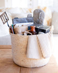 Maiz™ basket (large: handles) - Natural | Image 9 | Premium Basket from the Maiz collection | made with Corn husk for long lasting use | sustainably sourced with recycled materials | texxture
