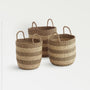 Camden™ baskets (set of 3) - Natural | Image 1 | Premium Basket from the Camden collection | made with Seagrass for long lasting use | texxture