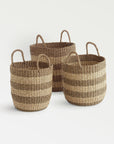 Camden™ baskets (set of 3) - Natural | Image 1 | Premium Basket from the Camden collection | made with Seagrass for long lasting use | texxture