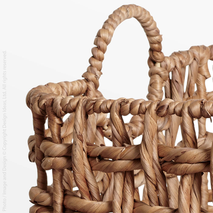 Vieste™ Woven Water Hyacinth Baskets (set of 2)