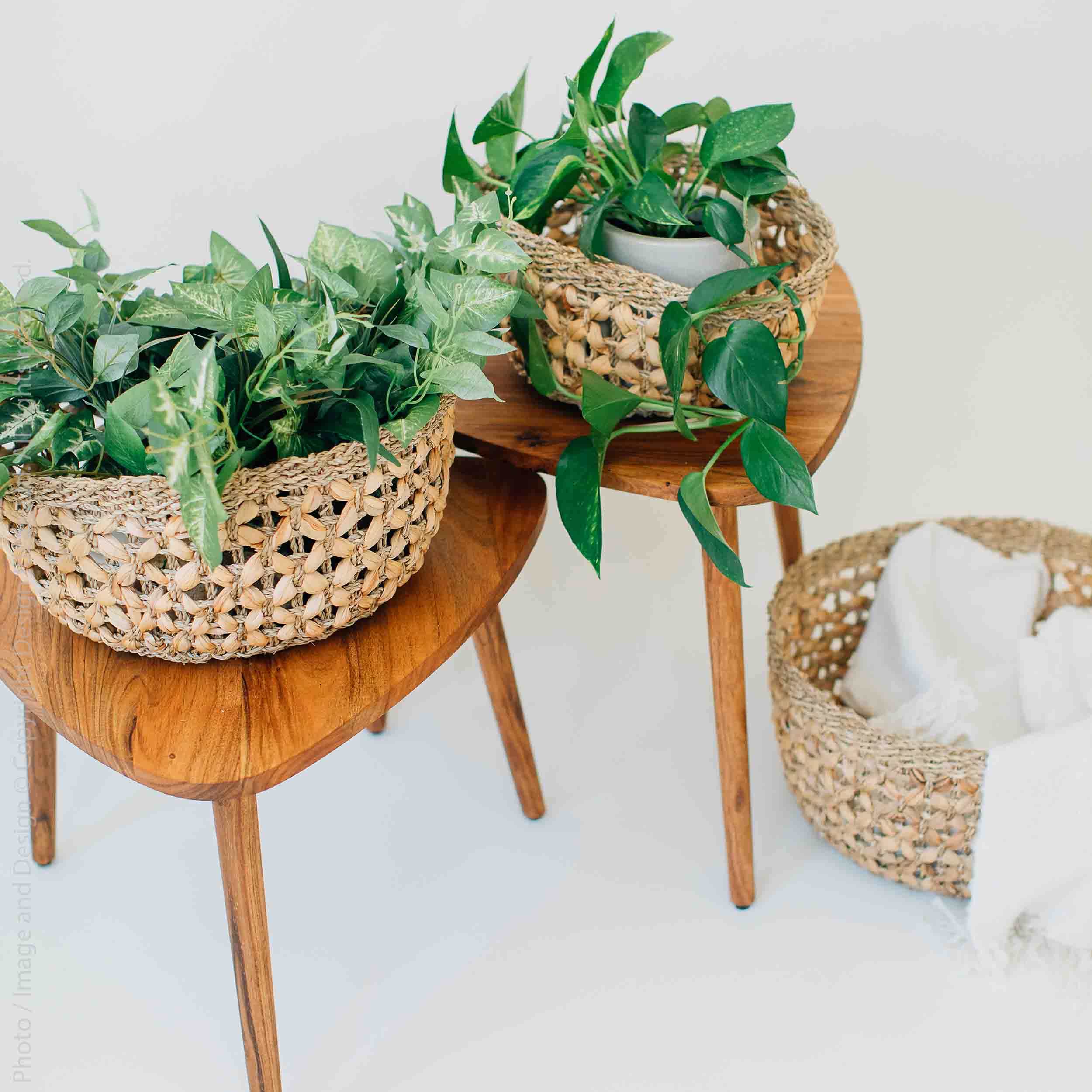 Fasano™ Woven Water Hyacinth Baskets (set of 3)