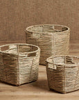 Koper™ baskets - Natural | Image 1 | Premium Basket from the Koper collection | made with Water Hyacinth Twine for long lasting use | texxture
