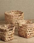 Trania™ baskets - Natural | Image 1 | Premium Basket from the Trania collection | made with Water Hyacinth Twine for long lasting use | texxture
