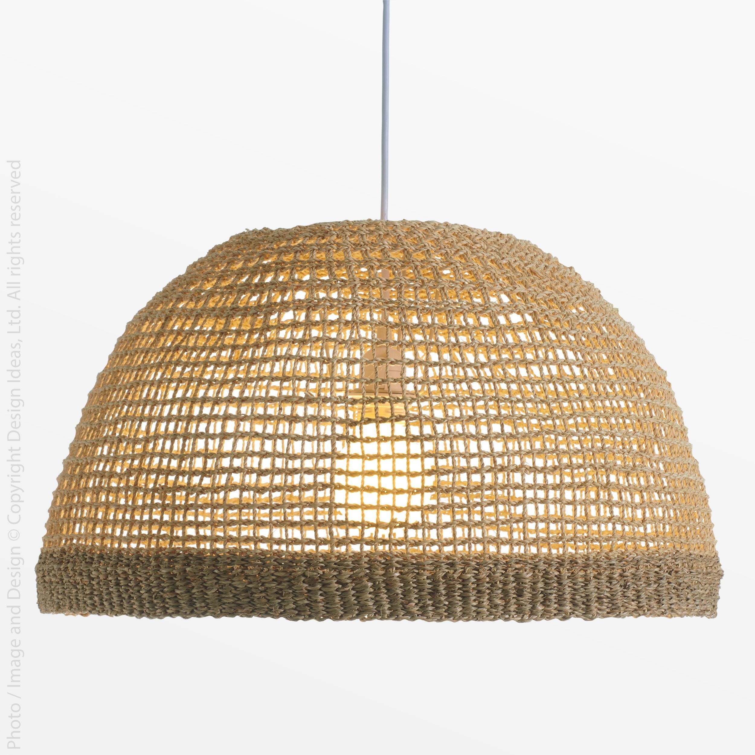 Cayman Seagrass Lampshade natural Color | Image 4 | From the Cayman Collection | Exquisitely handmade with natural seagrass for long lasting use | Available in natural color | texxture home