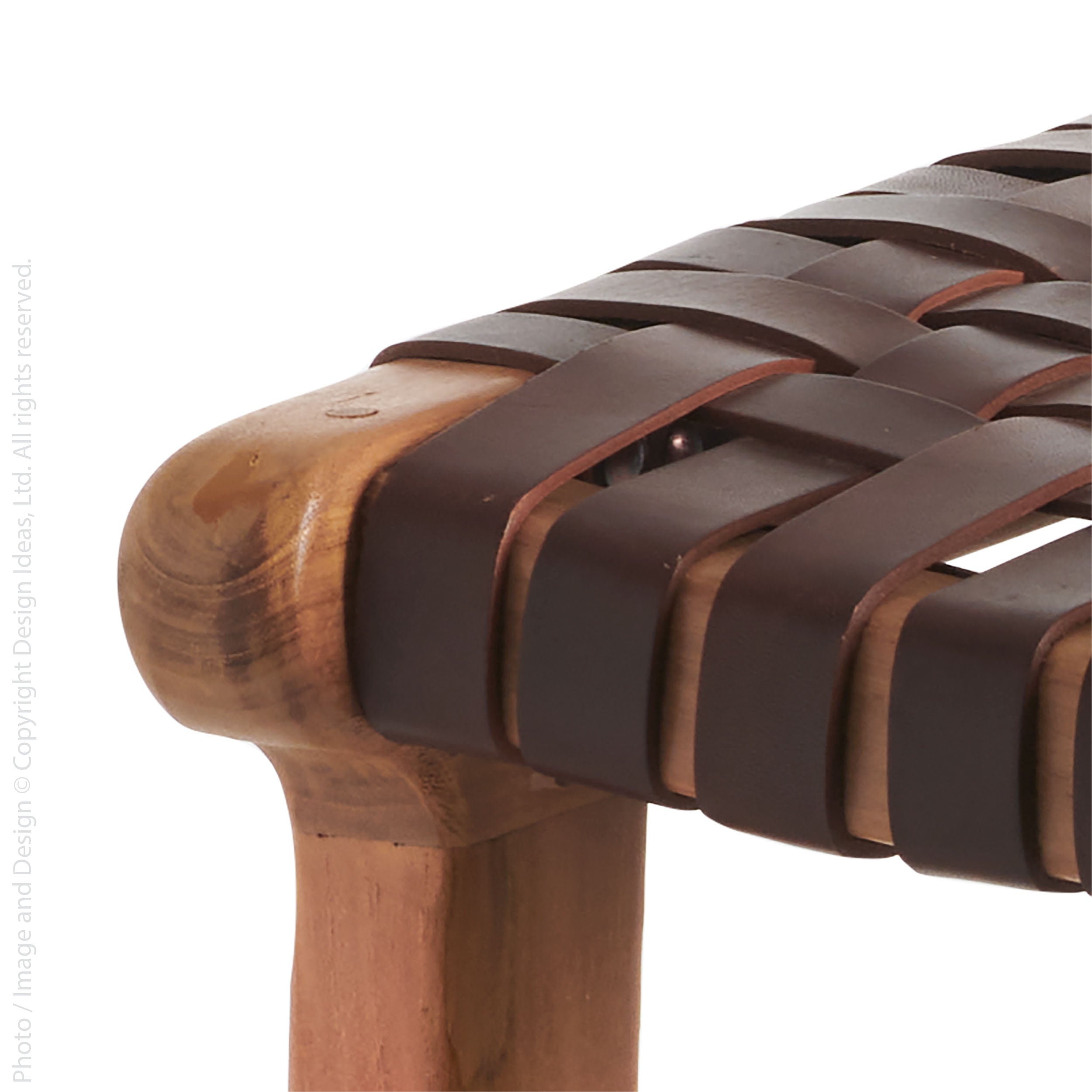 Visby™ Leather Bar Stool