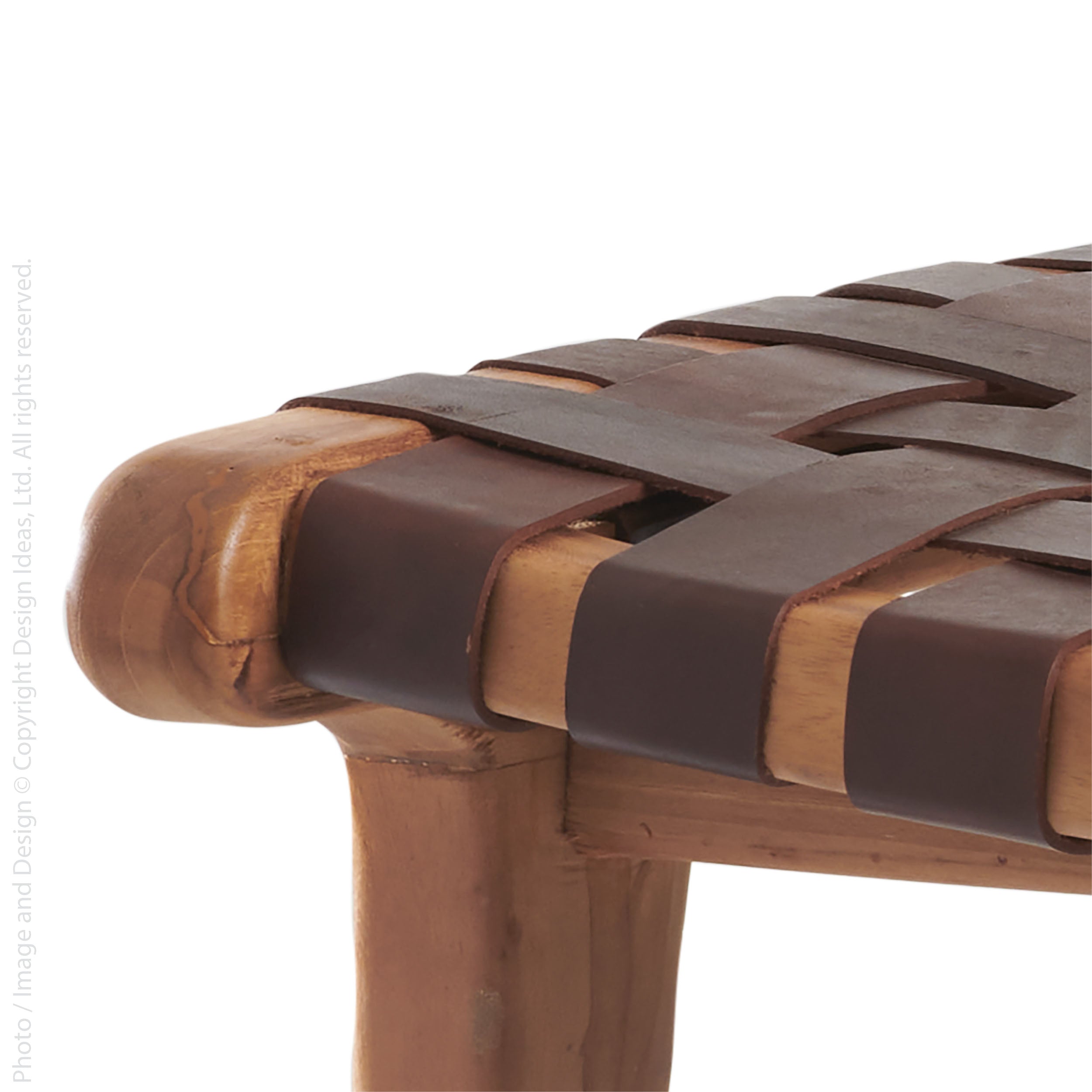 Visby™ Leather Counter Stool