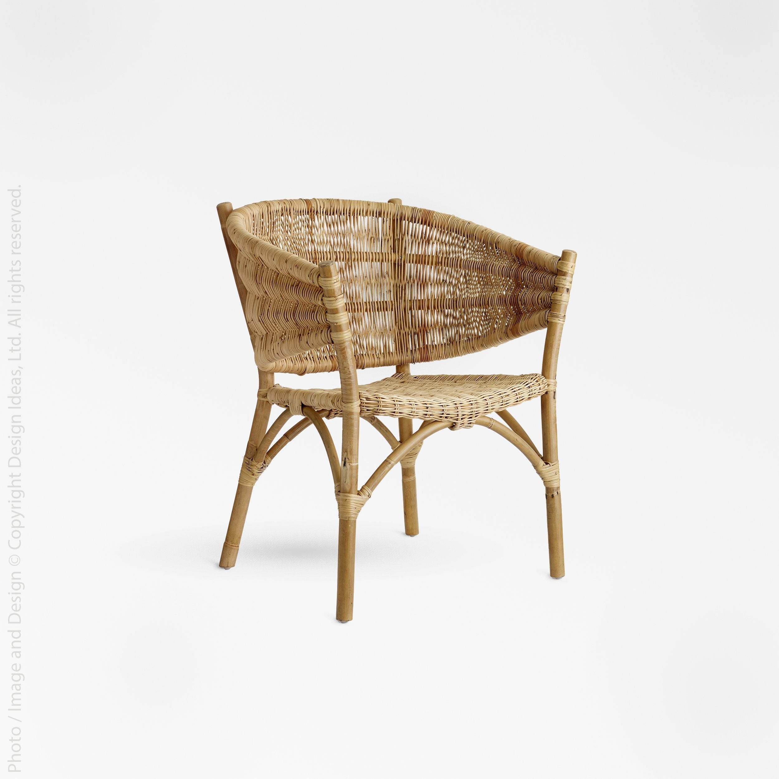Avello Rattan Arm Chair - Natural Color | Image 1 | From the Avello Collection | Elegantly constructed with natural rattan for long lasting use | Available in natural color | texxture home