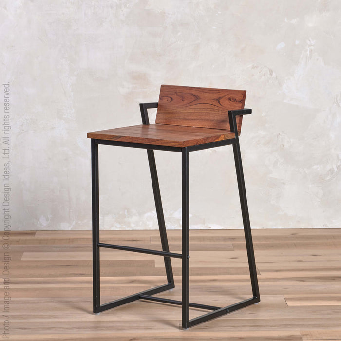 Portland™ Acacia Counter Stool
