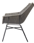 Kamala Rattan Lounge Chair Sand Color | Image 4 | From the Kamala Collection | Exquisitely created with natural rattan for long lasting use | texxture home