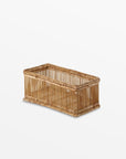Liana Bamboo Rectangular Basket - Natural Color | Image 1 | From the Liana Collection | Elegantly constructed with natural bamboo for long lasting use | Available in natural color | texxture home