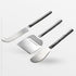 Tomini™ cheese knives (set of 3) - Silver | Image 3 | Premium Utensils from the Tomini collection | made with Stainless Steel for long lasting use | texxture