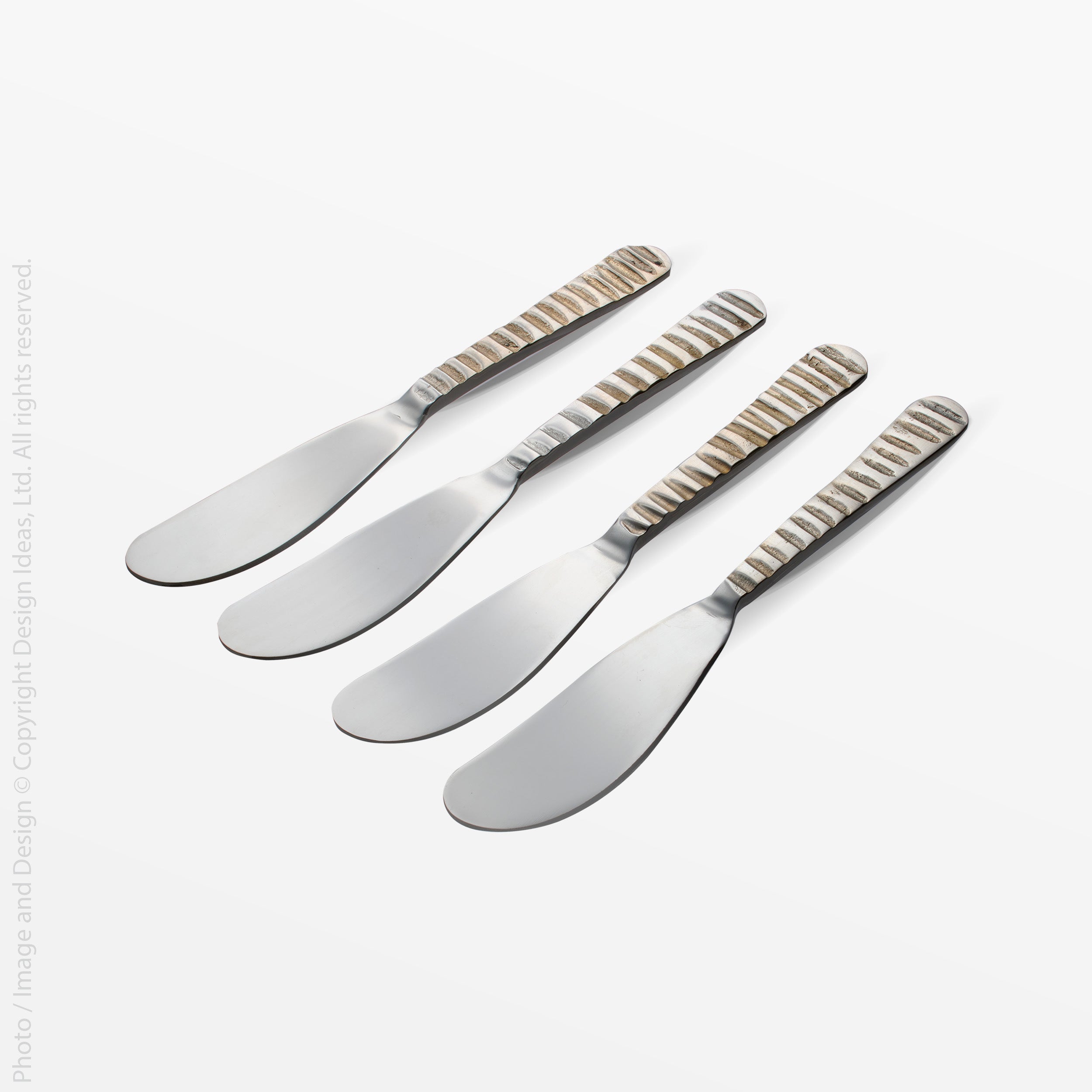 Ravine™ Hand Forged Stainless Steel Cheese Spreaders (Set of 4)