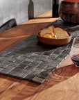 Bremen™ Sliced Acacia Wood Table Runner - (colors: Natural, Black) | Premium Runner from the Bremen™ collection | made with Acacia Wood for long lasting use