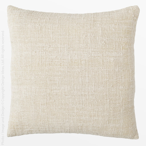Capri Cotton Cushion Cover (Small) - Black Color | Image 1 | From the Capri Collection | Elegantly made with natural cotton for long lasting use | Available in natural color | texxture home
