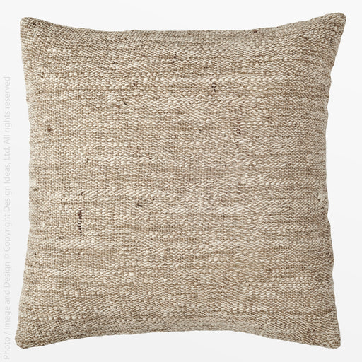 Capri Jute Cushion Cover (Small) - Black Color | Image 1 | From the Capri Collection | Elegantly crafted with natural jute for long lasting use | Available in natural color | texxture home