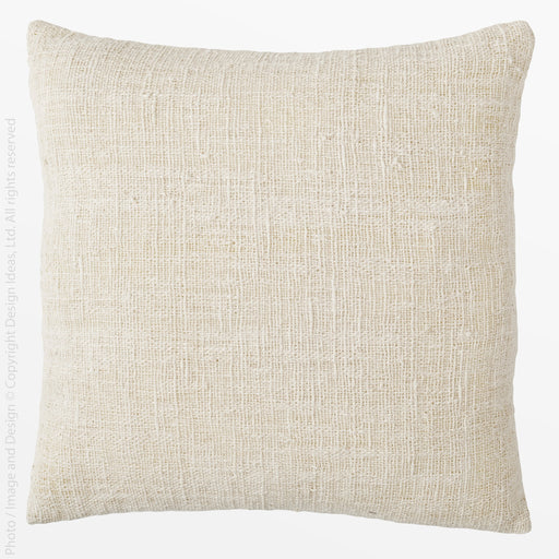 Capri Loosely Woven Cotton Cushion Cover (Large) - Black Color | Image 1 | From the Capri Collection | Elegantly Loosely Woven with natural cotton for long lasting use | Available in natural color | texxture home