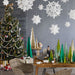 Flurry Paper Snowflake Dazzle (Medium)   | Image 3 | From the Flurry Collection | Expertly crafted with natural paper for long lasting use | Available in white color | texxture home