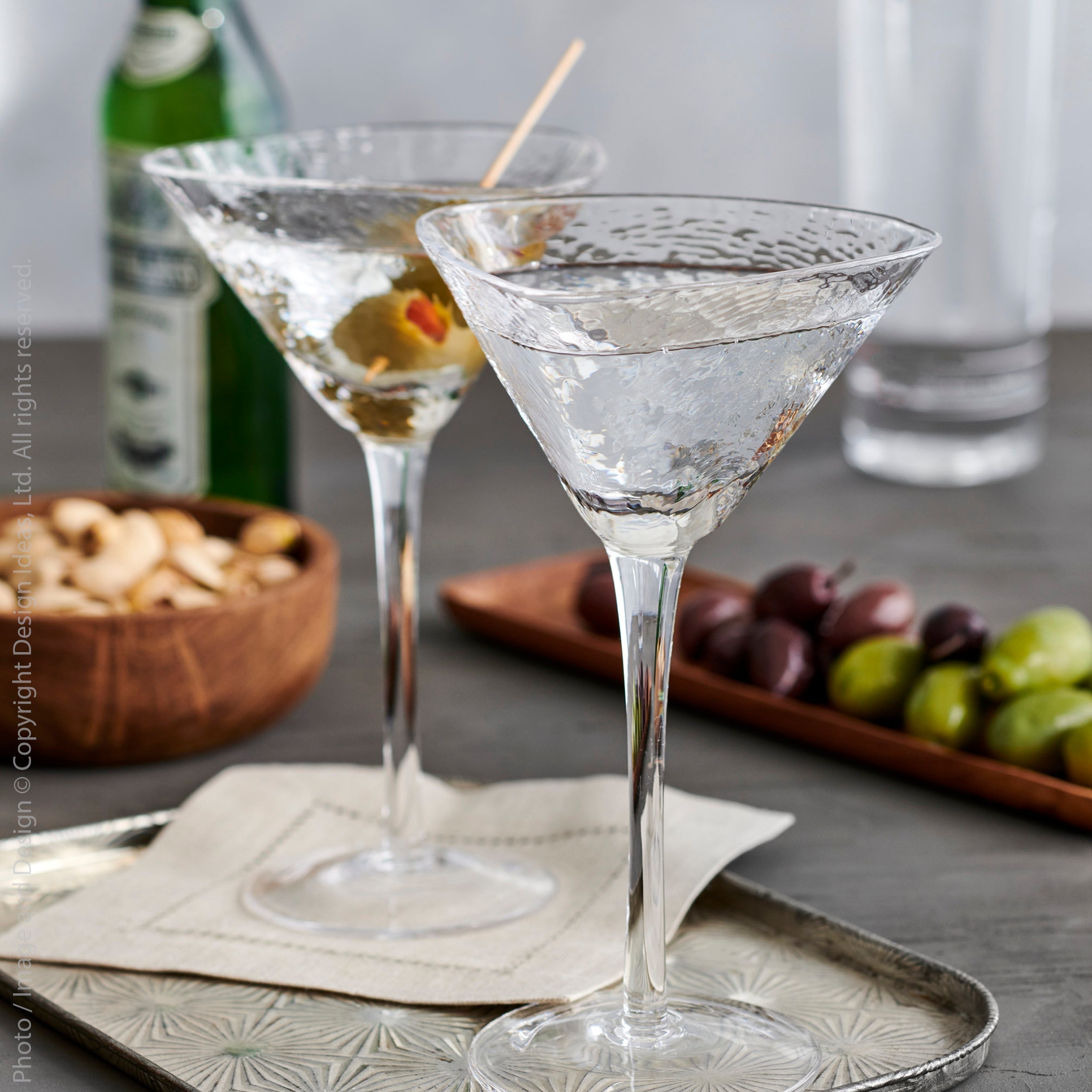 Serapha™ martini glass (9.7oz) - Clear | Image 2 | Premium Glass from the Serapha collection | made with Glass for long lasting use | texxture