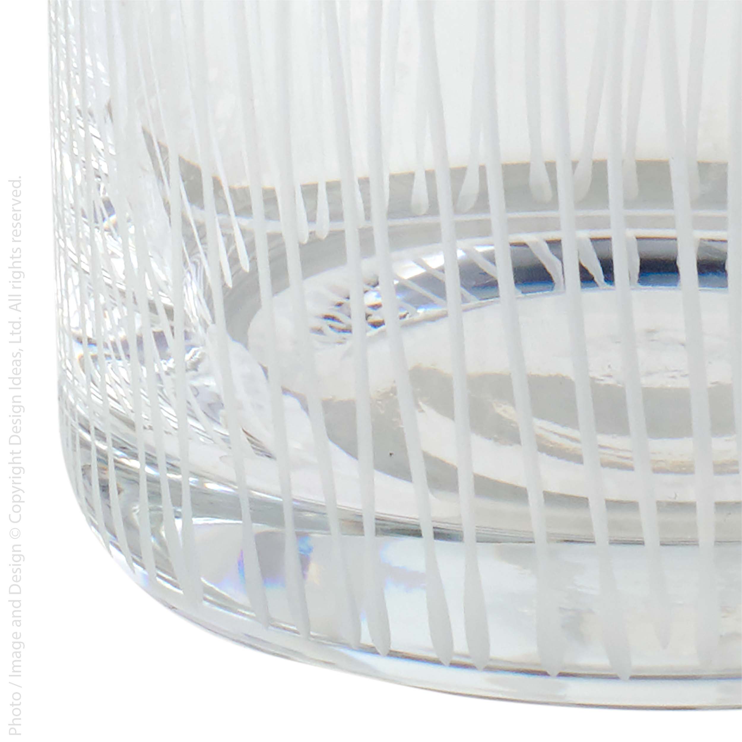 Endra™ 11 oz. Mould Blown Glass Drinking Glass