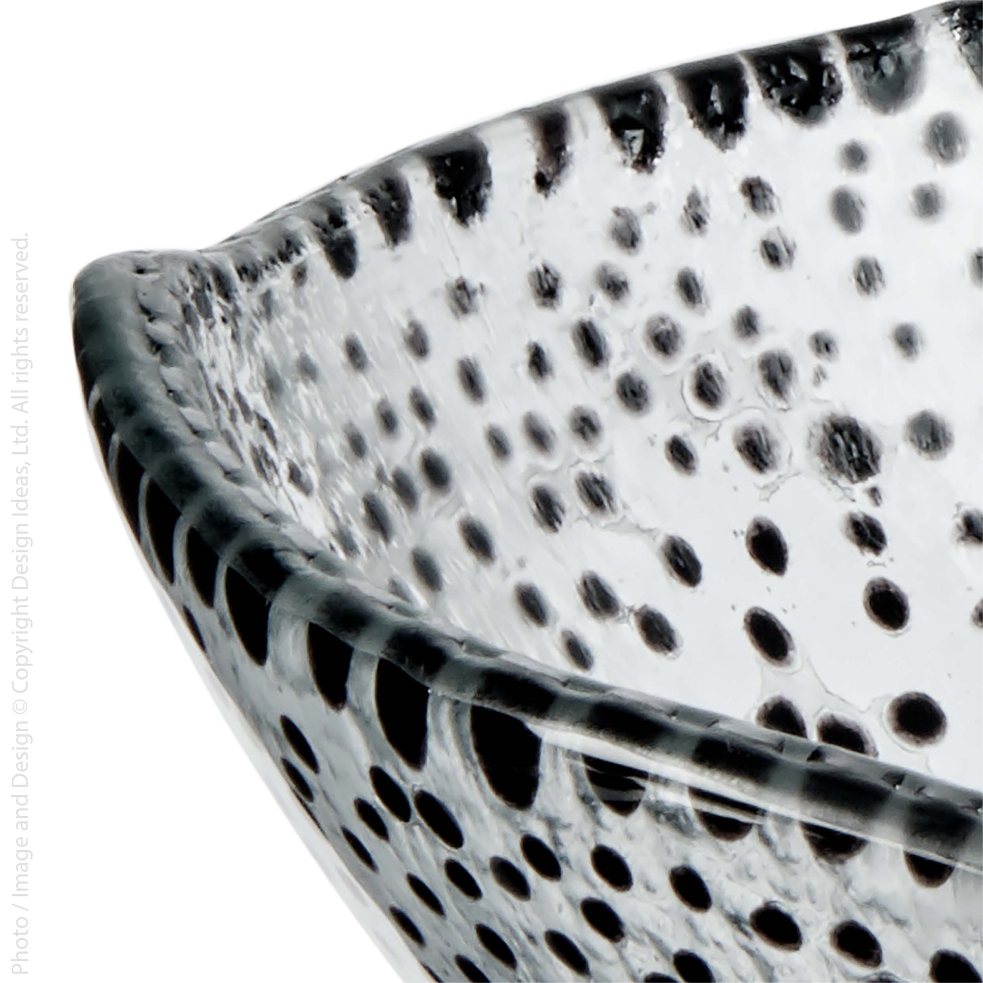 Vidra™ Hand Painted Glass Bowl (dots)