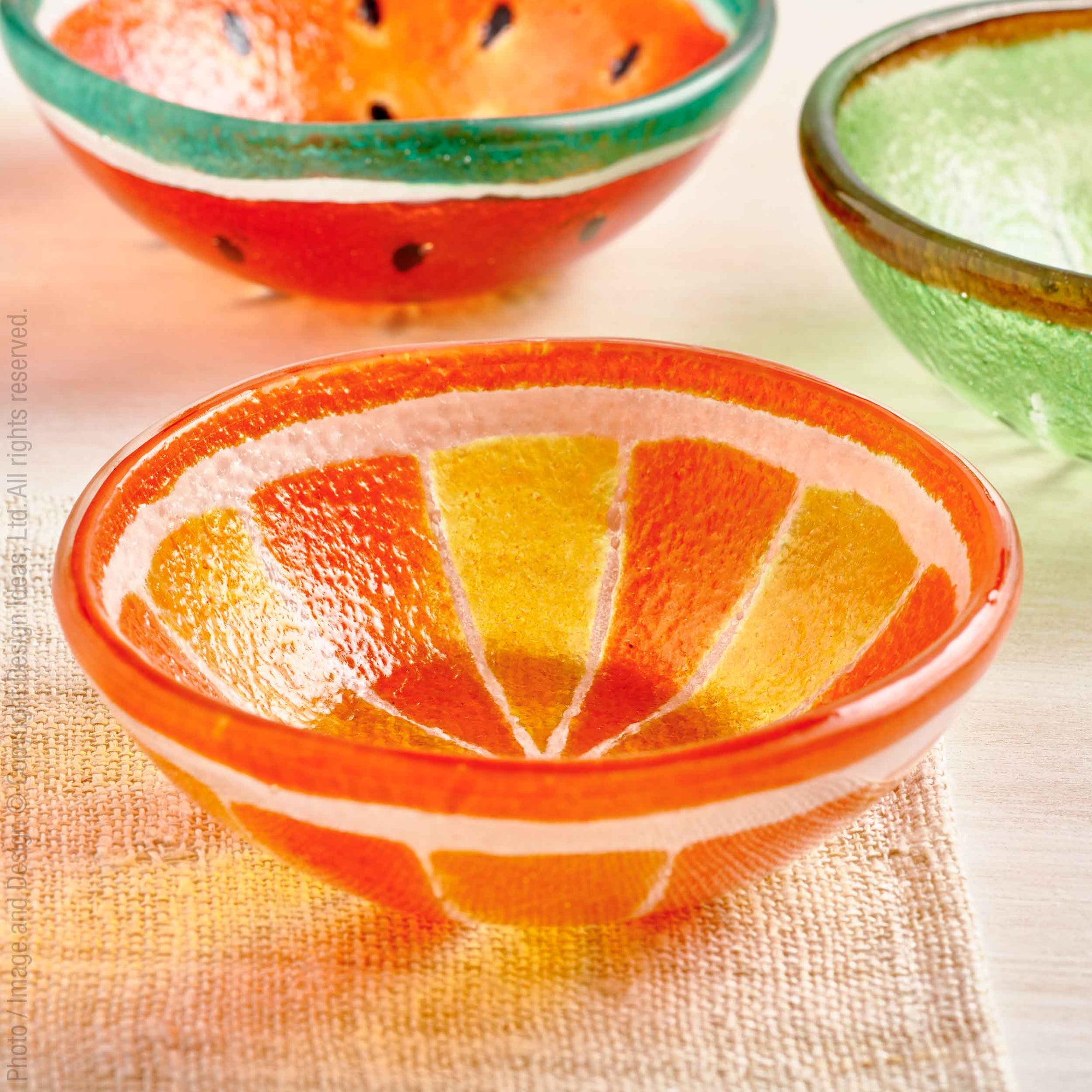Papeete™ bowl - Orange | Image 1 | Premium Bowl from the Papeete collection | made with Glass for long lasting use | texxture
