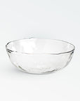 Wabisabi Glass Serving Bowl - Clear Color | Image 1 | From the Wabisabi Collection | Elegantly crafted with natural glass for long lasting use | Available in black color | texxture home