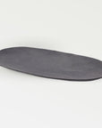 Stoneshard™ platter (16 x 8 x 0.5 in.) - Gray | Image 1 | Premium Platter from the Stoneshard collection | made with Riverstone for long lasting use | texxture