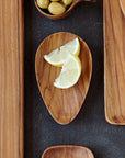 Chiku™ Teak Teardrop Bowl