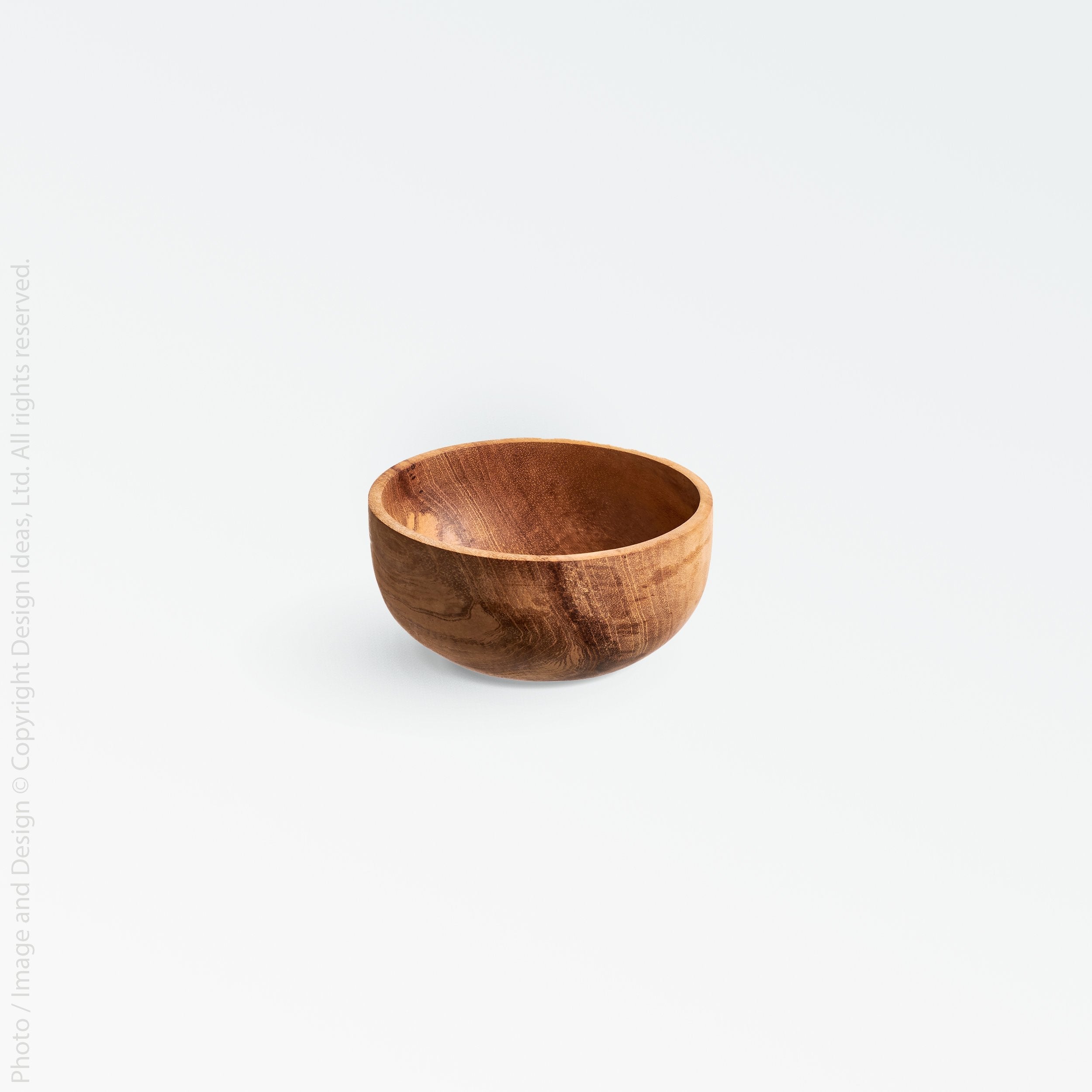 Chiku Teak Bowl (4 Inch Dia) - Black Color | Image 1 | From the Chiku Collection | Exquisitely constructed with natural teak for long lasting use | This bowl is sustainably sourced | Available in natural color | texxture home