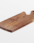 Chiku™ platter (15.75x6.3x.6in) - Natural | Image 1 | Premium Platter from the Chiku collection | made with Teak for long lasting use | sustainably sourced with recycled materials | texxture
