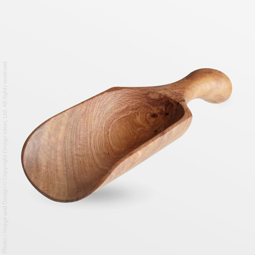 Chiku™ scoop - Natural | Image 1 | Premium Utensils from the Chiku collection | made with Teak for long lasting use | sustainably sourced with recycled materials | texxture