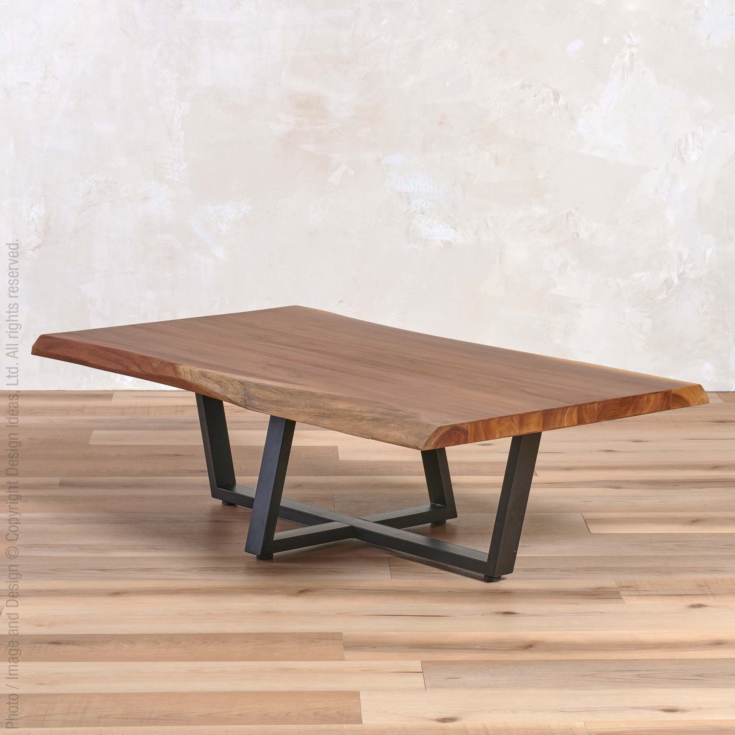 Takara™ live edge coffee table - Natural | Image 1 | Premium Table from the Takara collection | made with Teak for long lasting use | texxture