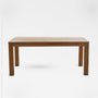 Takara Teak Dining Table - Clear Color | Image 1 | From the Takara Collection | Masterfully assembled with natural teak for long lasting use | This table is sustainably sourced | Available in natural color | texxture home